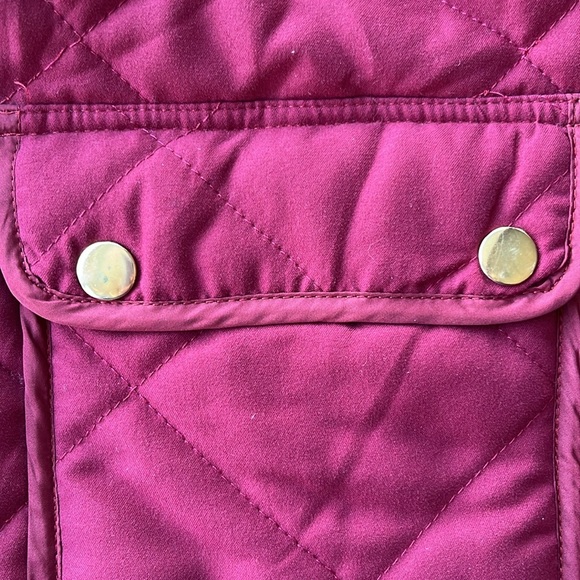 Maroon Quilted Vest - Picture 14 of 14